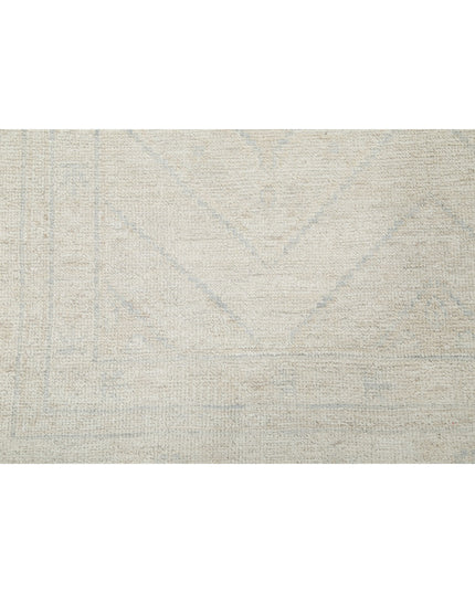 Oushak 6' 3" X 9' 2" Hand Knotted Wool Rug 6' 3" X 9' 2" (191 X 280) / Ivory / Wool