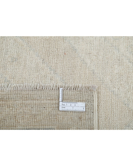 Oushak 6' 3" X 9' 2" Hand Knotted Wool Rug 6' 3" X 9' 2" (191 X 280) / Ivory / Wool
