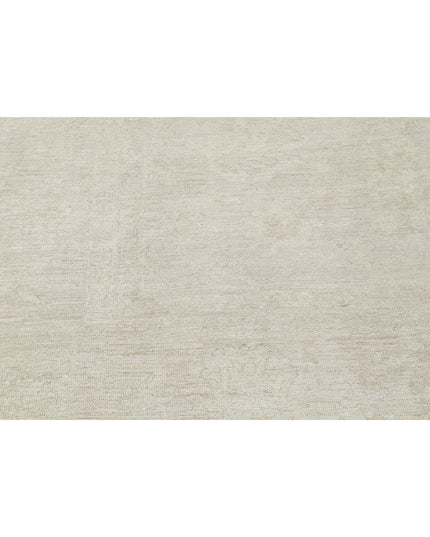 Oushak 8' 8" X 11' 10" Hand Knotted Wool Rug 8' 8" X 11' 10" (264 X 361) / Ivory / Wool