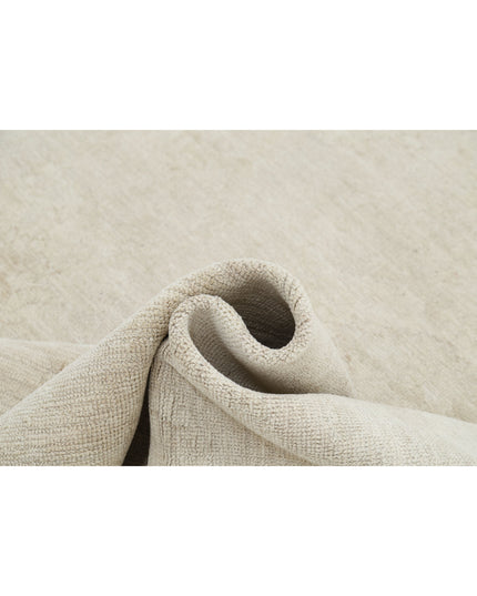 Oushak 8' 8" X 11' 10" Hand Knotted Wool Rug 8' 8" X 11' 10" (264 X 361) / Ivory / Wool