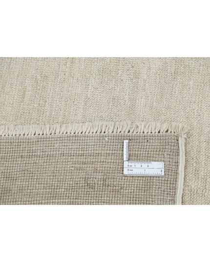 Oushak 8' 8" X 11' 10" Hand Knotted Wool Rug 8' 8" X 11' 10" (264 X 361) / Ivory / Wool