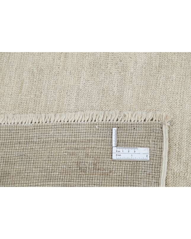 Oushak 8' 8" X 11' 10" Hand Knotted Wool Rug 8' 8" X 11' 10" (264 X 361) / Ivory / Wool
