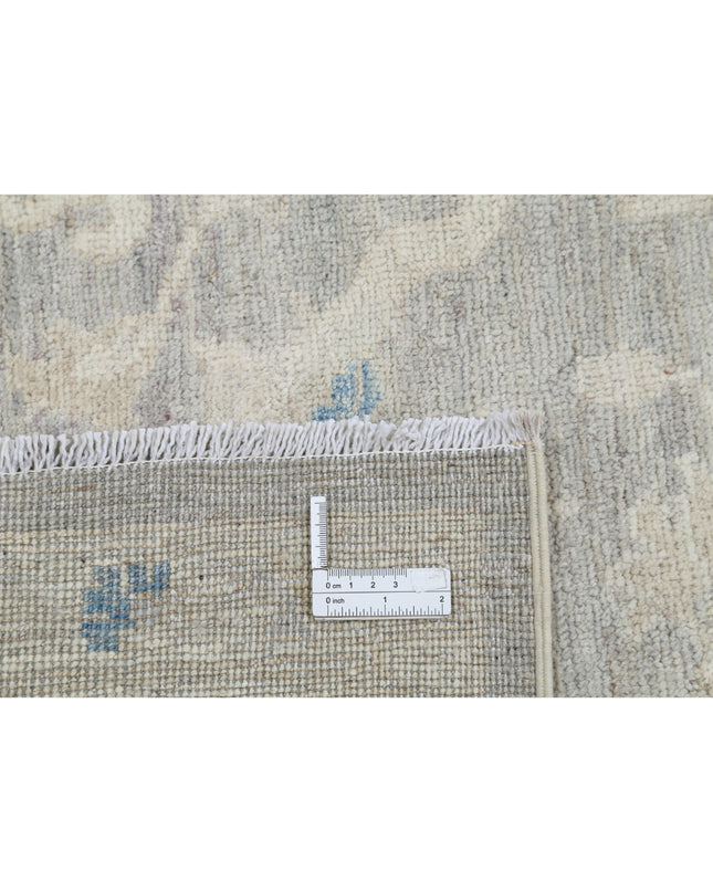 Oushak 8' 11" X 11' 6" Hand Knotted Wool Rug 8' 11" X 11' 6" (272 X 351) / Grey / Wool