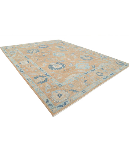 Oushak 12' 0" X 15' 3" Hand Knotted Wool Rug 12' 0" X 15' 3" (366 X 465) / Tan / Wool