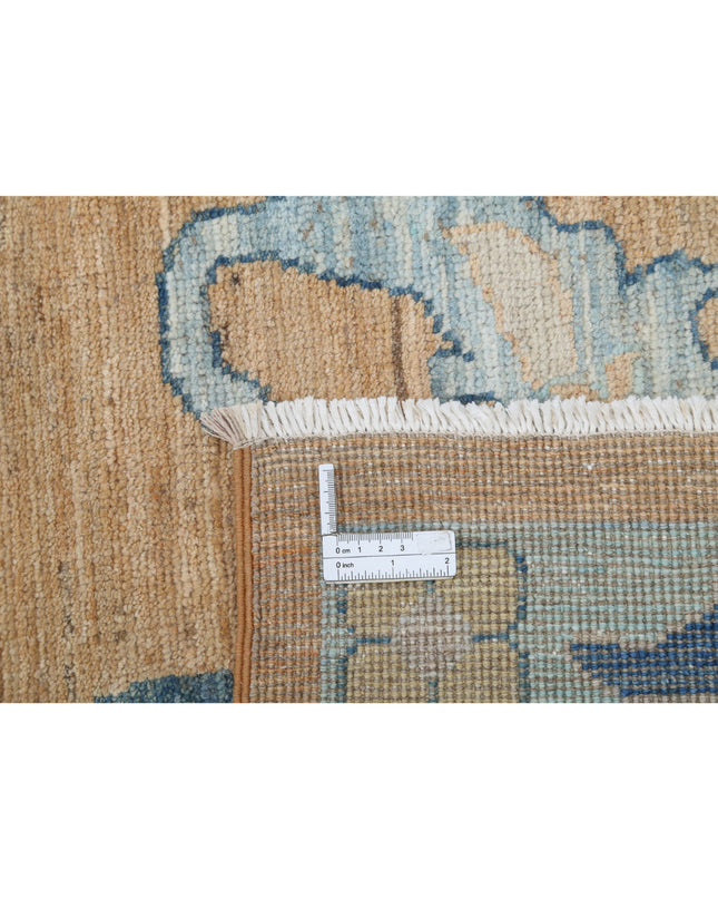 Oushak 12' 0" X 15' 3" Hand Knotted Wool Rug 12' 0" X 15' 3" (366 X 465) / Tan / Wool