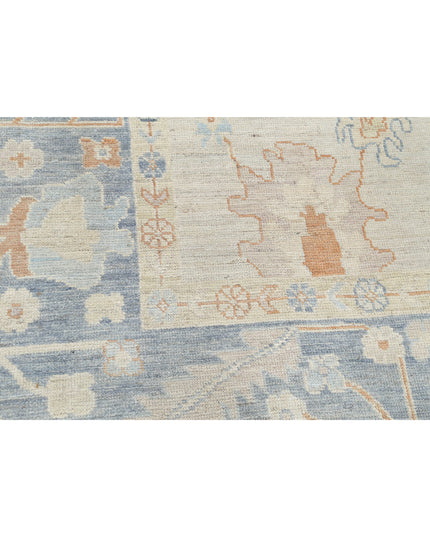 Oushak 7' 10" X 10' 0" Hand Knotted Wool Rug 7' 10" X 10' 0" (239 X 305) / Ivory / Wool