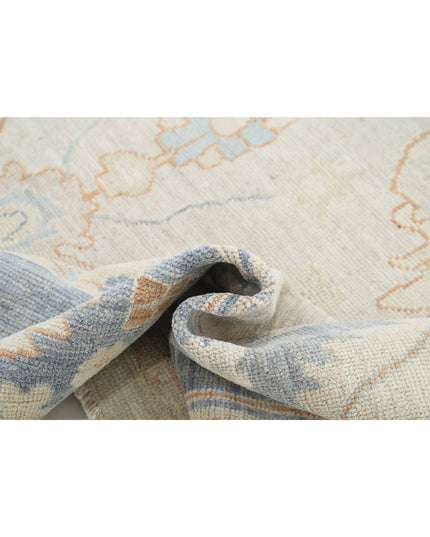 Oushak 7' 10" X 10' 0" Hand Knotted Wool Rug 7' 10" X 10' 0" (239 X 305) / Ivory / Wool
