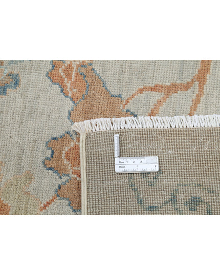 Oushak 9' 2" X 12' 0" Hand Knotted Wool Rug 9' 2" X 12' 0" (280 X 366) / Grey / Wool