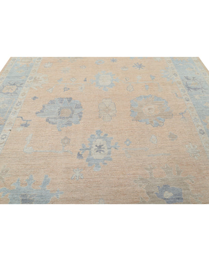 Oushak 9' 2" X 12' 1" Hand Knotted Wool Rug 9' 2" X 12' 1" (280 X 368) / Peach / Wool
