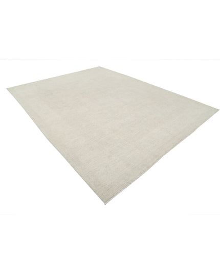 Oushak 8' 11" X 11' 6" Hand Knotted Wool Rug 8' 11" X 11' 6" (272 X 351) / Ivory / Wool