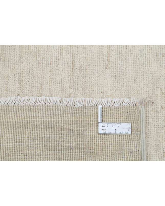 Oushak 8' 11" X 11' 6" Hand Knotted Wool Rug 8' 11" X 11' 6" (272 X 351) / Ivory / Wool