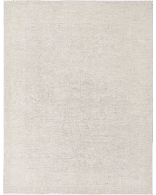 Oushak 8' 11" X 11' 6" Hand Knotted Wool Rug 8' 11" X 11' 6" (272 X 351) / Ivory / Wool