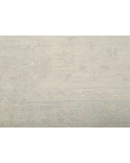 Oushak 9' 3" X 12' 2" Hand Knotted Wool Rug 9' 3" X 12' 2" (282 X 371) / Ivory / Wool