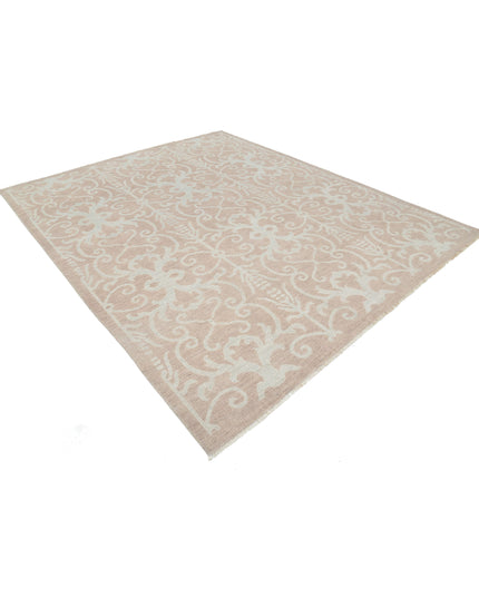Oushak 8' 1" X 9' 9" Hand Knotted Wool Rug 8' 1" X 9' 9" (246 X 297) / Taupe / Wool