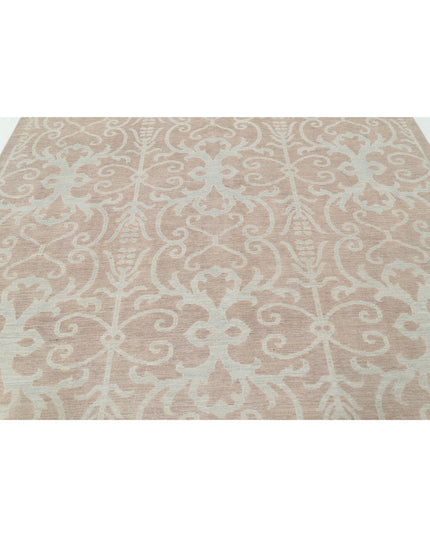 Oushak 8' 1" X 9' 9" Hand Knotted Wool Rug 8' 1" X 9' 9" (246 X 297) / Taupe / Wool