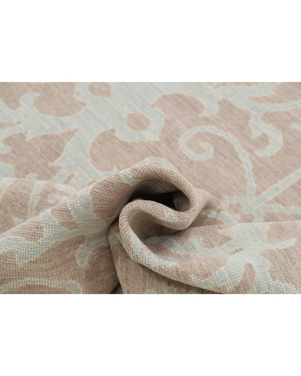 Oushak 8' 1" X 9' 9" Hand Knotted Wool Rug 8' 1" X 9' 9" (246 X 297) / Taupe / Wool