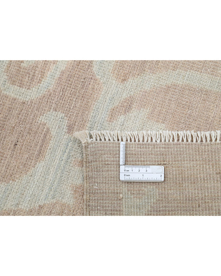 Oushak 8' 1" X 9' 9" Hand Knotted Wool Rug 8' 1" X 9' 9" (246 X 297) / Taupe / Wool