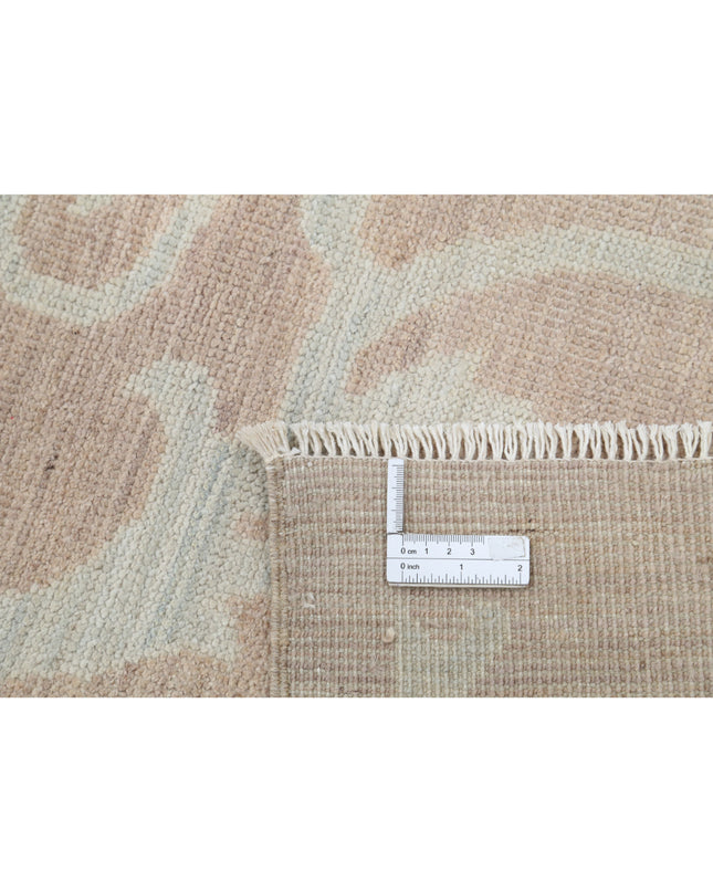 Oushak 8' 1" X 9' 9" Hand Knotted Wool Rug 8' 1" X 9' 9" (246 X 297) / Taupe / Wool