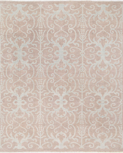 Oushak 8' 1" X 9' 9" Hand Knotted Wool Rug 8' 1" X 9' 9" (246 X 297) / Taupe / Wool