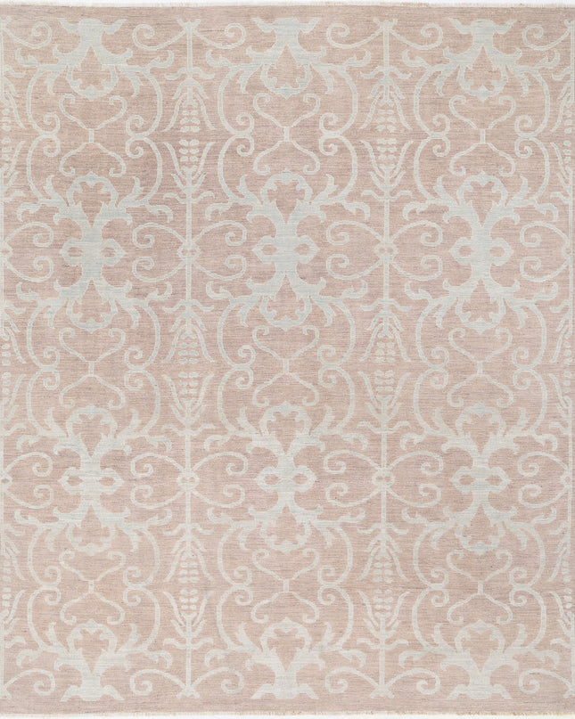 Oushak 8' 1" X 9' 9" Hand Knotted Wool Rug 8' 1" X 9' 9" (246 X 297) / Taupe / Wool
