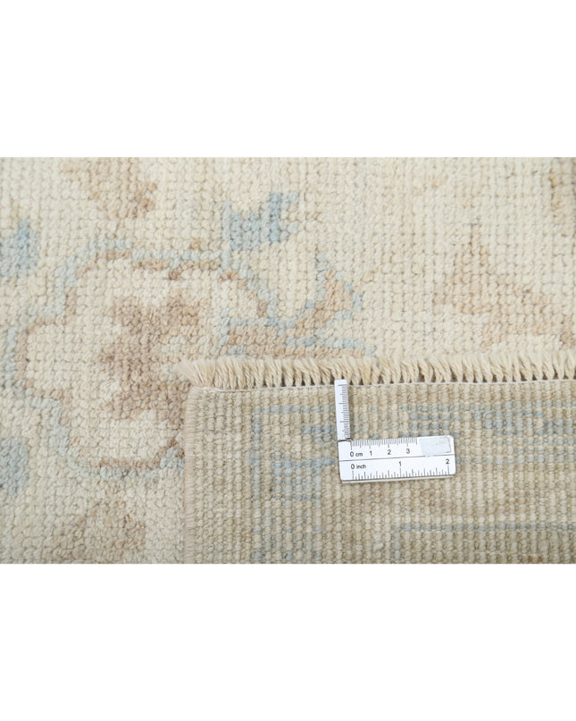 Oushak 9' 4" X 11' 10" Hand Knotted Wool Rug 9' 4" X 11' 10" (284 X 361) / Ivory / Wool