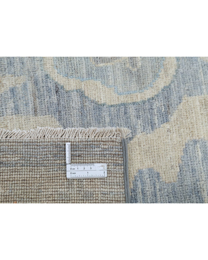 Oushak 10' 0" X 13' 11" Hand Knotted Wool Rug 10' 0" X 13' 11" (305 X 424) / Blue / Wool