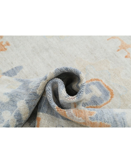 Oushak 8' 11" X 12' 4" Hand Knotted Wool Rug 8' 11" X 12' 4" (272 X 376) / Beige / Wool