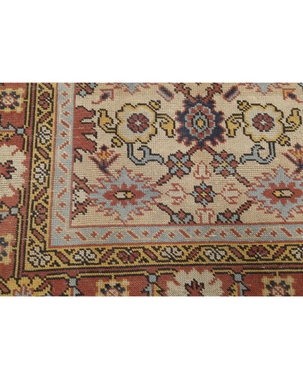 Oushak 8' 0" X 11' 0" Hand Knotted Wool Rug 8' 0" X 11' 0" (244 X 335) / Ivory / Wool