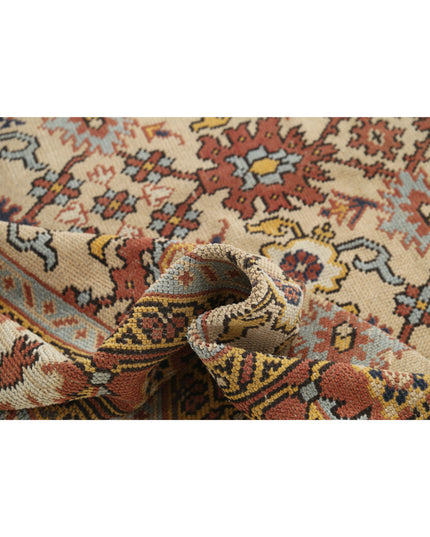 Oushak 8' 0" X 11' 0" Hand Knotted Wool Rug 8' 0" X 11' 0" (244 X 335) / Ivory / Wool