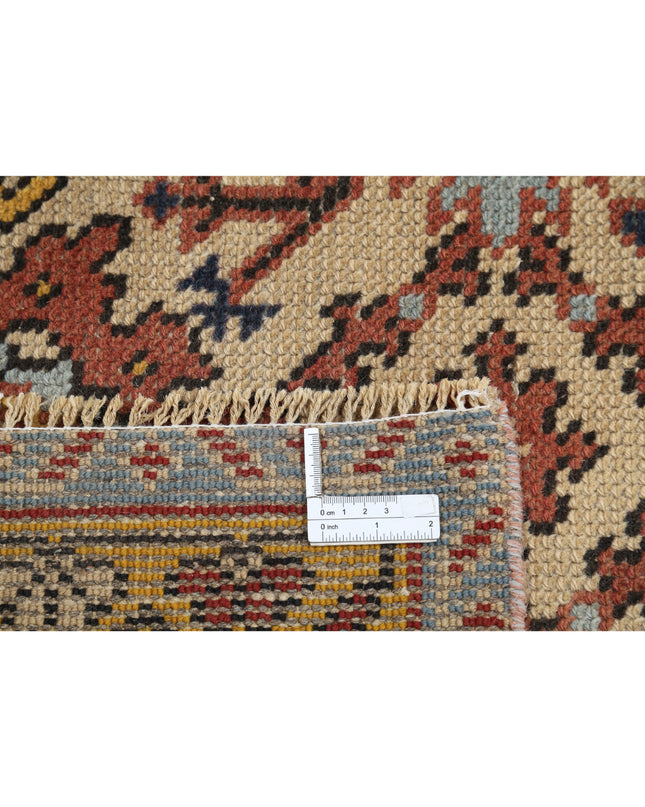 Oushak 8' 0" X 11' 0" Hand Knotted Wool Rug 8' 0" X 11' 0" (244 X 335) / Ivory / Wool