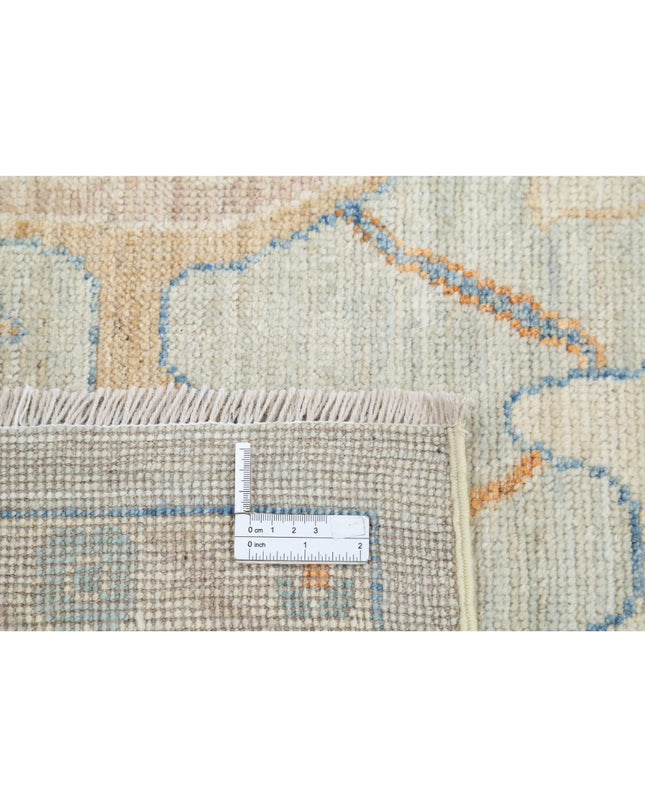 Oushak 8' 2" X 10' 1" Hand Knotted Wool Rug 8' 2" X 10' 1" (249 X 307) / Grey / Wool