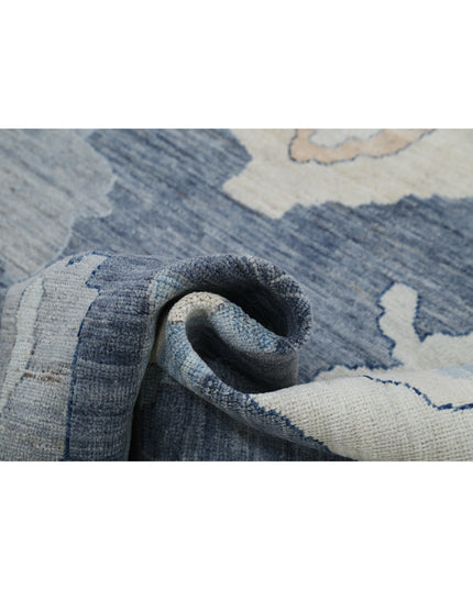 Oushak 10' 4" X 14' 0" Hand Knotted Wool Rug 10' 4" X 14' 0" (315 X 427) / Charcoal / Wool