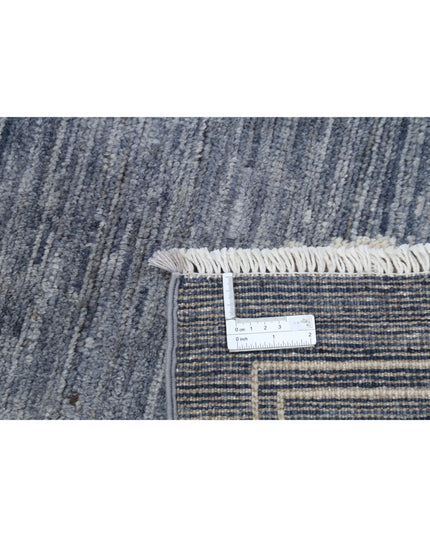 Oushak 12' 3" X 14' 11" Hand Knotted Wool Rug 12' 3" X 14' 11" (373 X 455) / Charcoal / Wool