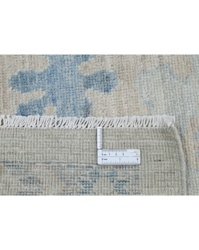 Oushak 9' 2" X 12' 3" Hand Knotted Wool Rug 9' 2" X 12' 3" (280 X 373) / Grey / Wool