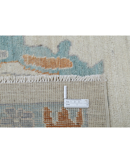 Oushak 10' 1" X 14' 1" Hand Knotted Wool Rug 10' 1" X 14' 1" (307 X 429) / Ivory / Wool