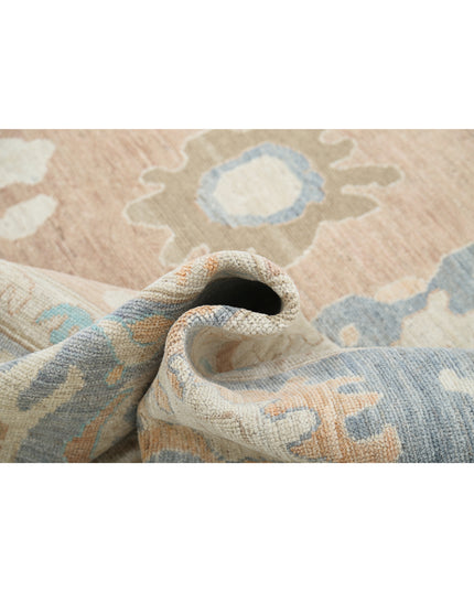 Oushak 10' 0" X 13' 11" Hand Knotted Wool Rug 10' 0" X 13' 11" (305 X 424) / Brown / Wool