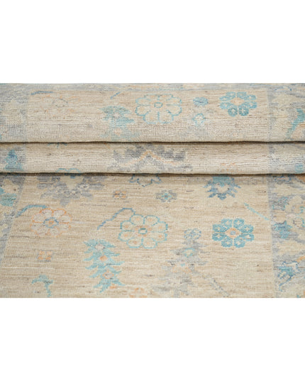 Oushak 3' 0" X 9' 7" Hand Knotted Wool Rug 3' 0" X 9' 7" (91 X 292) / Taupe / Wool