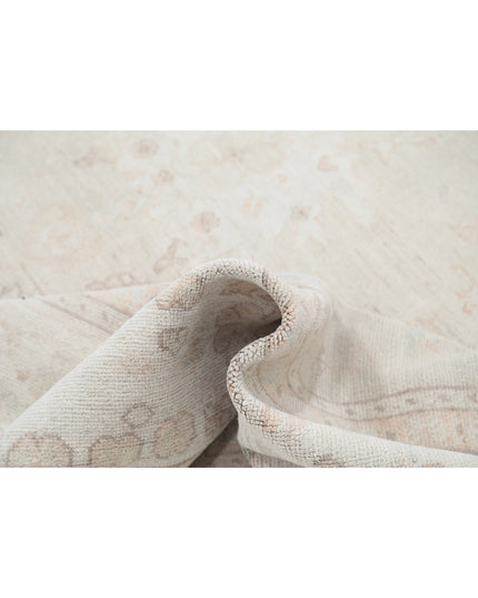 Oushak 8' 11" X 12' 4" Hand Knotted Wool Rug 8' 11" X 12' 4" (272 X 376) / Grey / Wool