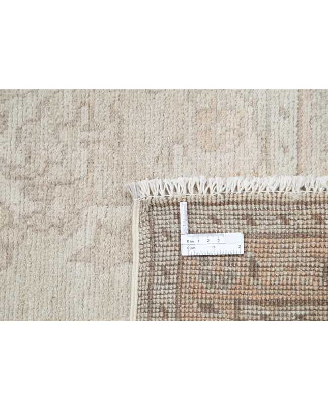 Oushak 8' 11" X 12' 4" Hand Knotted Wool Rug 8' 11" X 12' 4" (272 X 376) / Grey / Wool