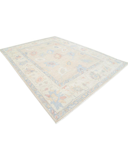 Oushak 9' 2" X 12' 2" Hand Knotted Wool Rug 9' 2" X 12' 2" (280 X 371) / Taupe / Wool