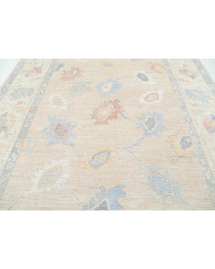 Oushak 9' 2" X 12' 2" Hand Knotted Wool Rug 9' 2" X 12' 2" (280 X 371) / Taupe / Wool