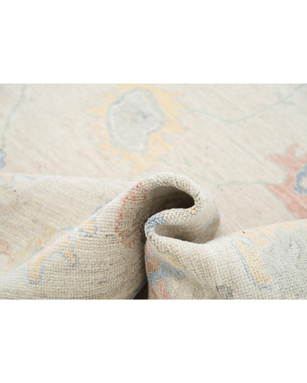 Oushak 9' 2" X 12' 2" Hand Knotted Wool Rug 9' 2" X 12' 2" (280 X 371) / Taupe / Wool