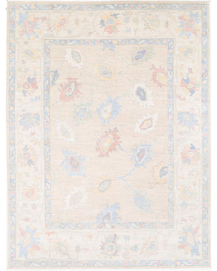 Oushak 9' 2" X 12' 2" Hand Knotted Wool Rug 9' 2" X 12' 2" (280 X 371) / Taupe / Wool