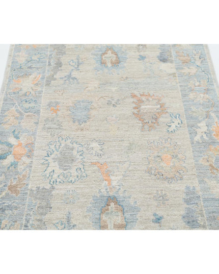 Oushak 3' 0" X 8' 4" Hand Knotted Wool Rug 3' 0" X 8' 4" (91 X 254) / Taupe / Wool