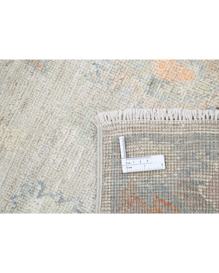 Oushak 3' 0" X 8' 4" Hand Knotted Wool Rug 3' 0" X 8' 4" (91 X 254) / Taupe / Wool