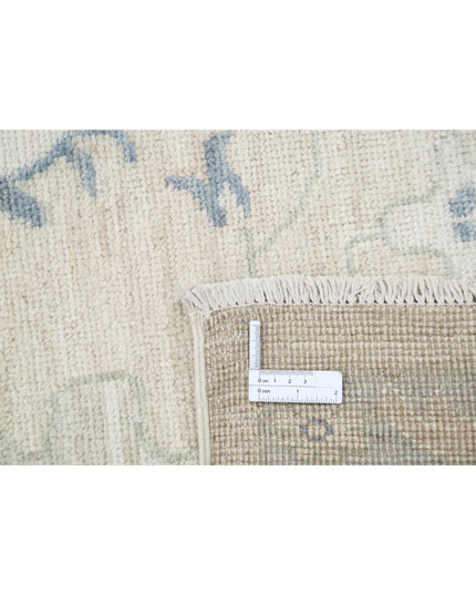 Oushak 9' 0" X 11' 10" Hand Knotted Wool Rug 9' 0" X 11' 10" (274 X 361) / Taupe / Wool