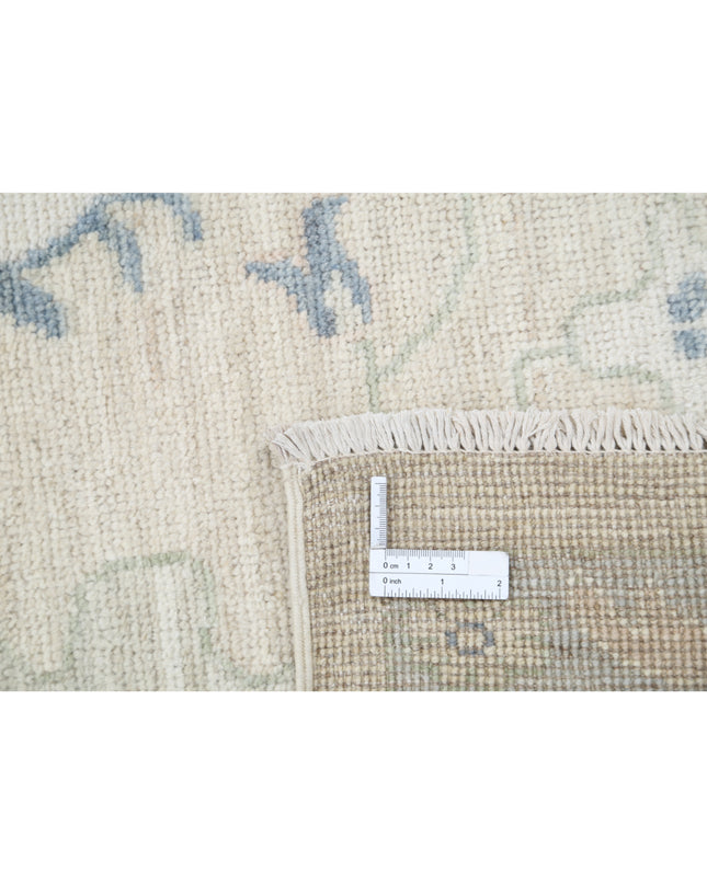 Oushak 9' 0" X 11' 10" Hand Knotted Wool Rug 9' 0" X 11' 10" (274 X 361) / Taupe / Wool