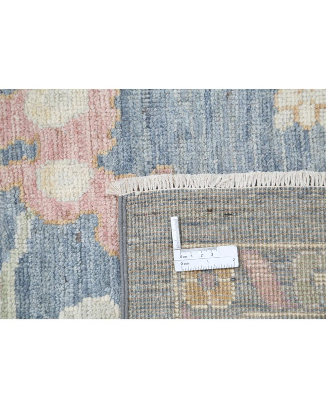 Oushak 8' 9" X 11' 9" Hand Knotted Wool Rug 8' 9" X 11' 9" (267 X 358) / Grey / Wool