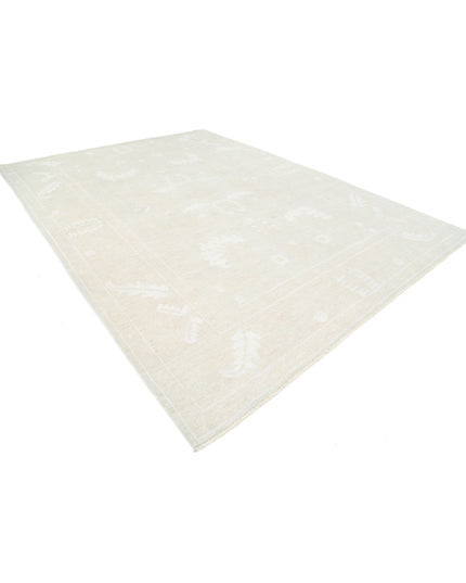 Oushak 10' 2" X 13' 8" Hand Knotted Wool Rug 10' 2" X 13' 8" (310 X 417) / Taupe / Wool