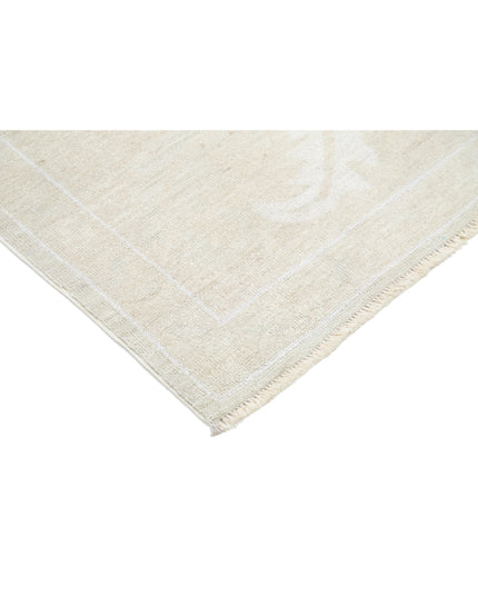 Oushak 10' 2" X 13' 8" Hand Knotted Wool Rug 10' 2" X 13' 8" (310 X 417) / Taupe / Wool